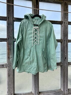 Free People Lightweight Throw Over Hooded Jacket. Mint Green . Sz: M-L
Oversized